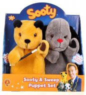 SOOTY AND SWEEP HAND PUPPET SET - SOOTY SHOW - OUT OF STOCK